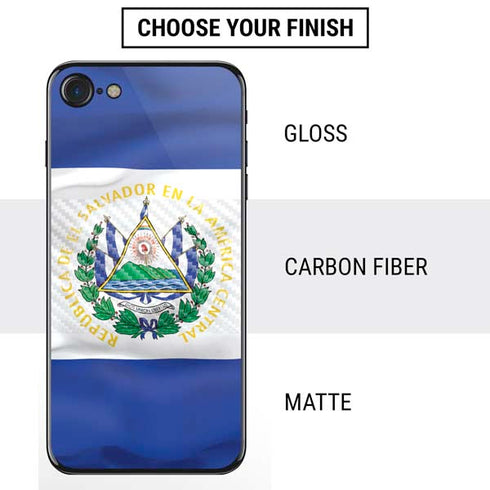 El Salvador Flag iPhone SE (2nd & 3rd Gen) Skin